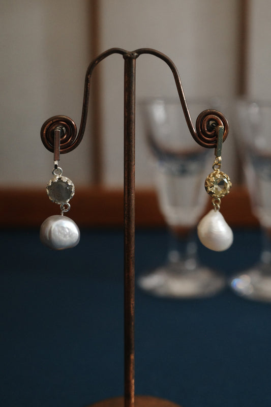雫と星 pierce/earring (2color)
