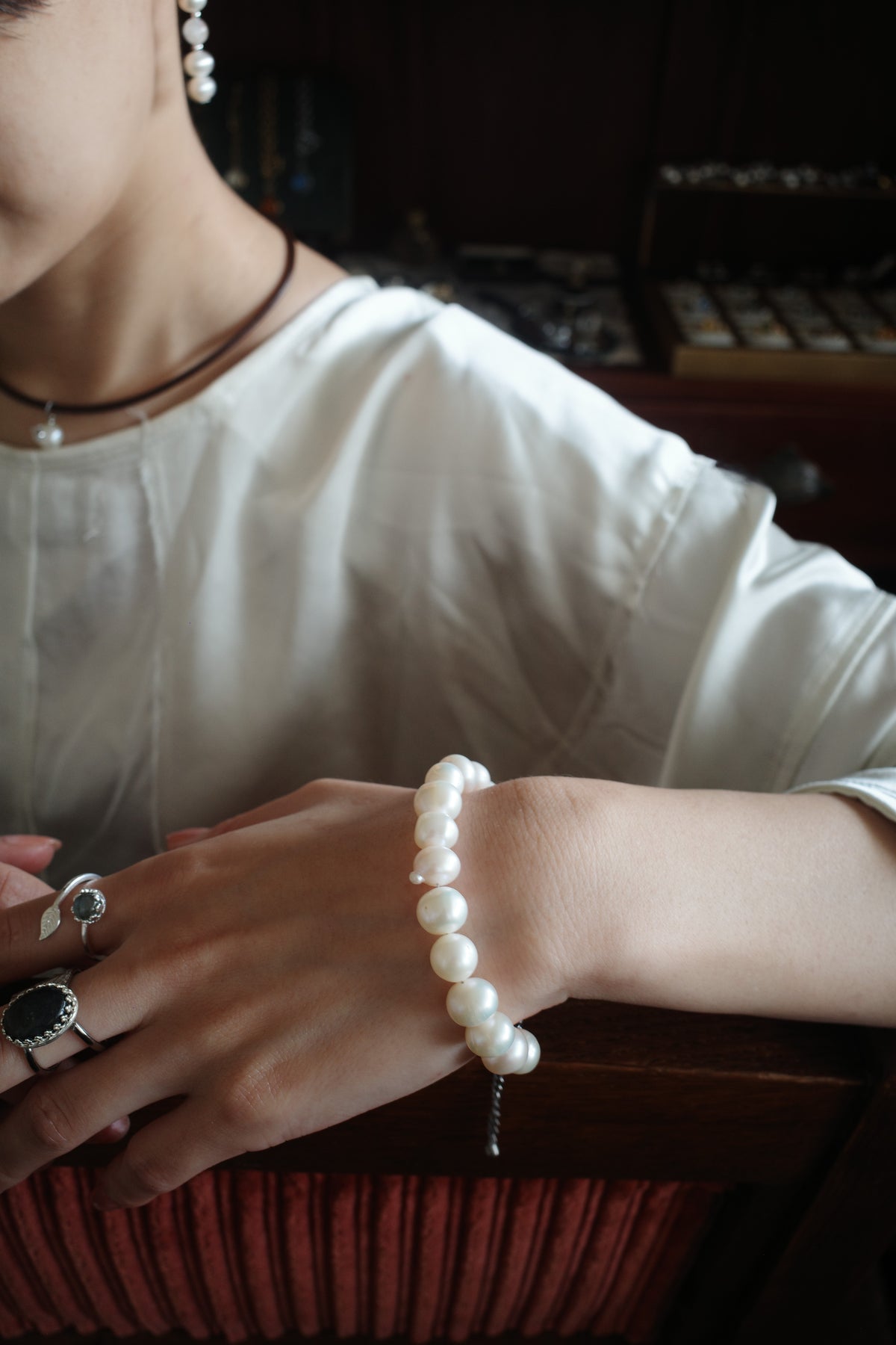 月の雫 necklace/bracelet
