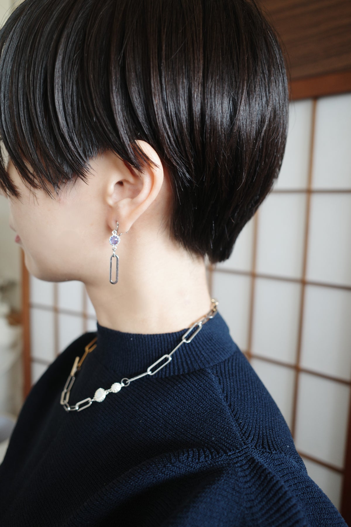 流星  pierce/earring (4color)