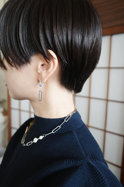 流星  pierce/earring (4color)