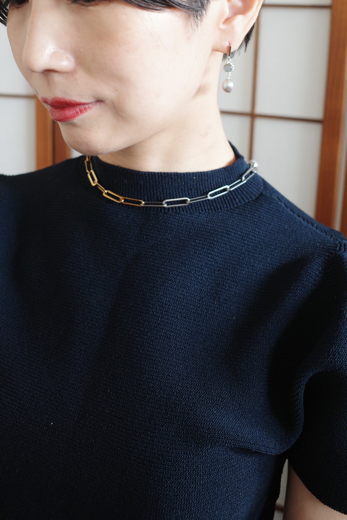 流れ月 necklace/bracelet