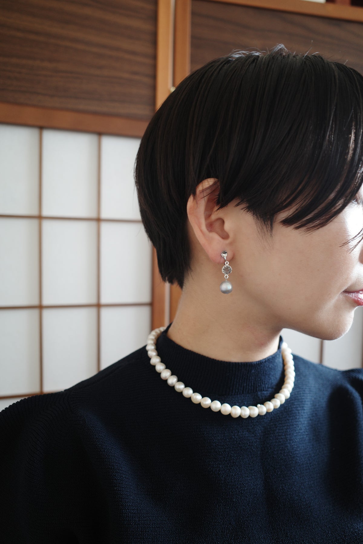 雫と星 pierce/earring (2color)