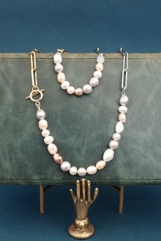 流れ月 necklace/bracelet