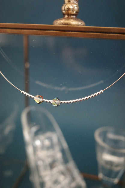 月 wire choker (2type)