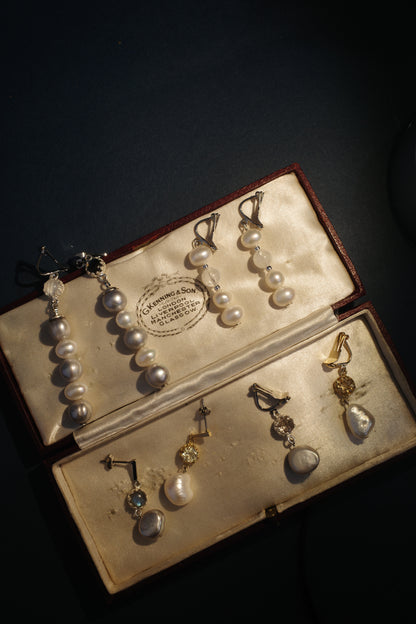 月と夜 pierce/earring(2color)