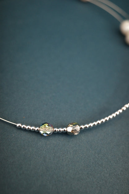 月 wire choker (2type)