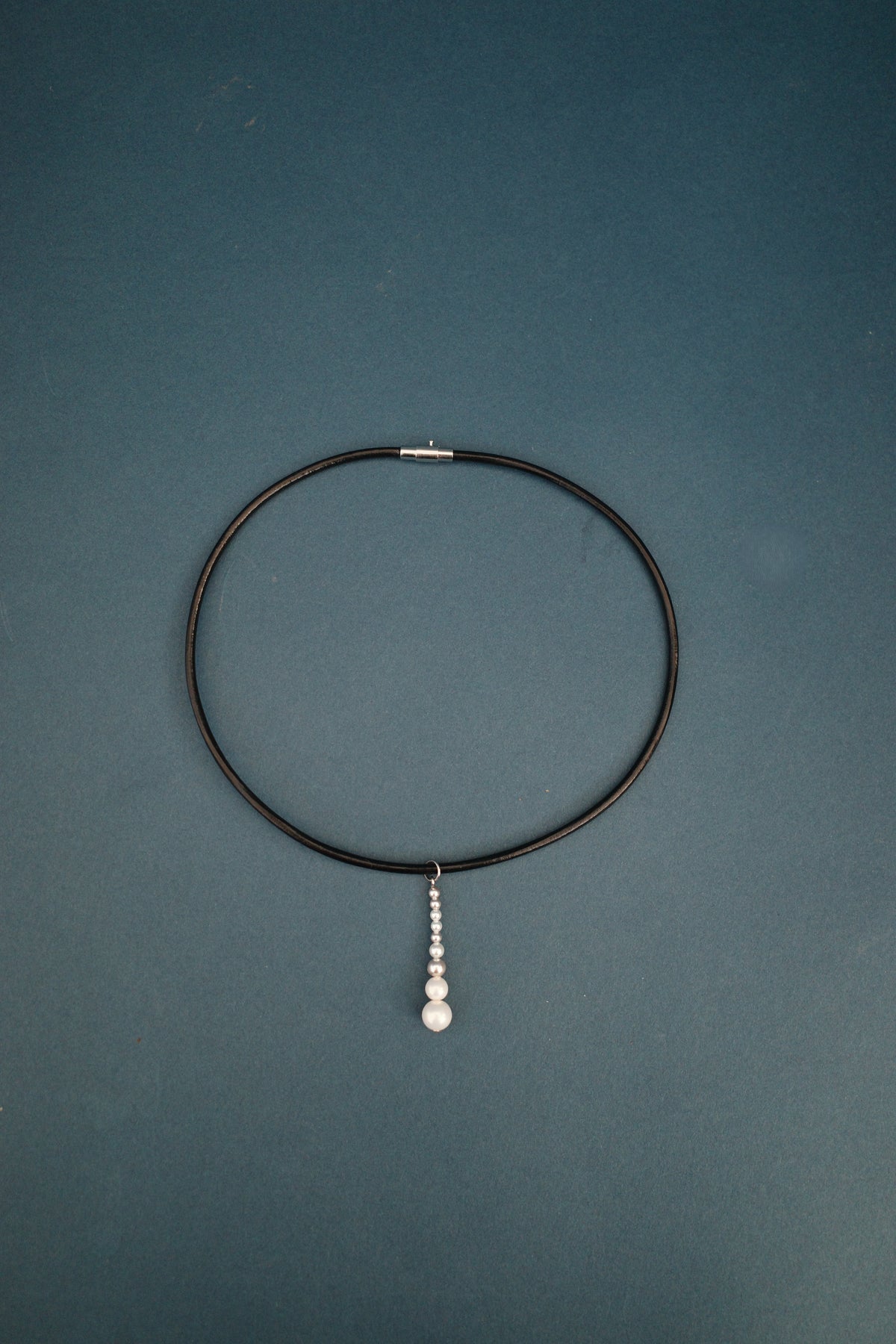 月 leather choker (4type)