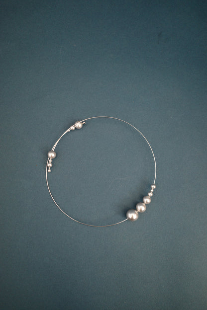 月 wire choker (2type)