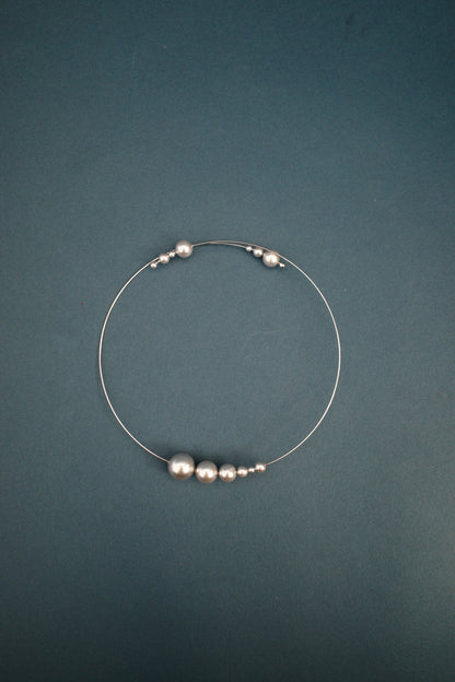 月 wire choker (2type)
