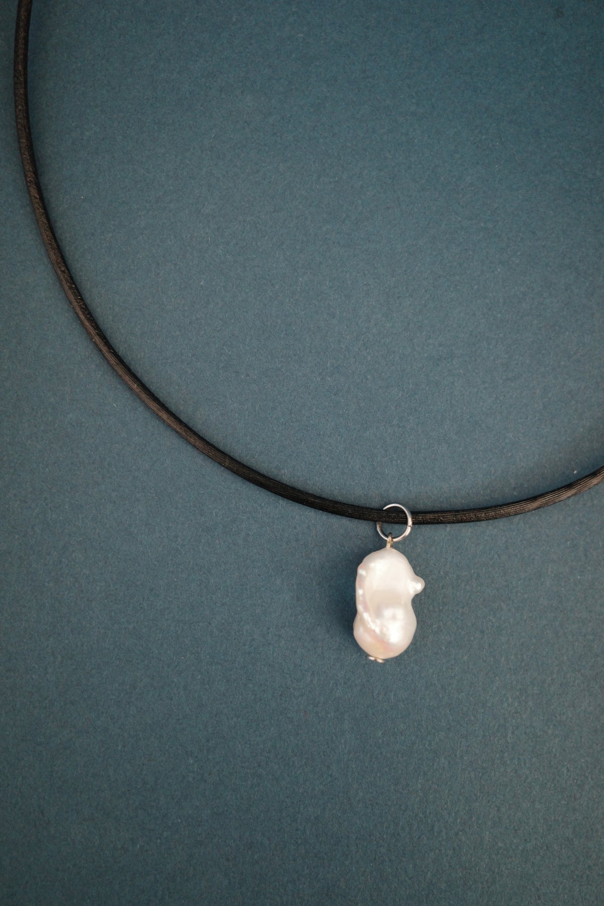 月 leather choker (4type)