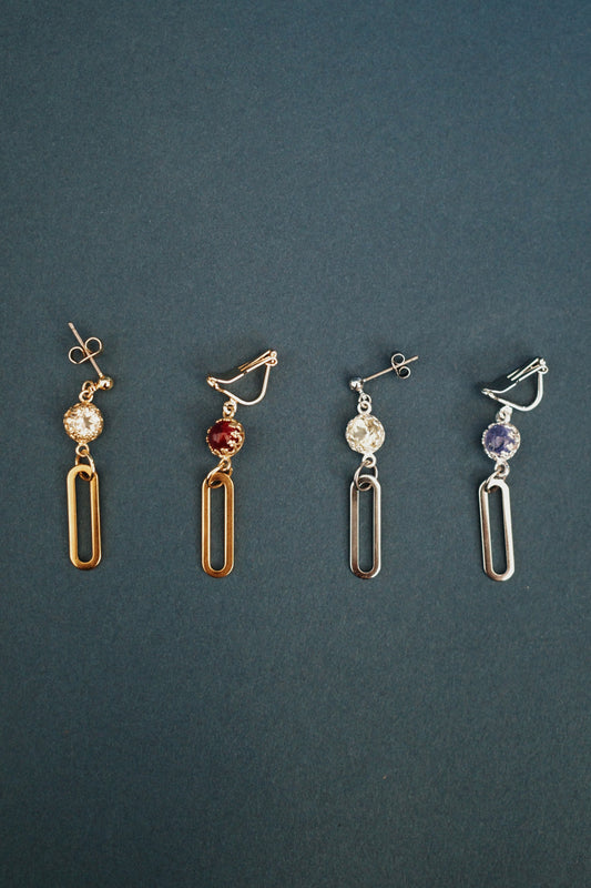 流星  pierce/earring (4color)