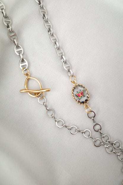 紅葉蝶 necklace-by