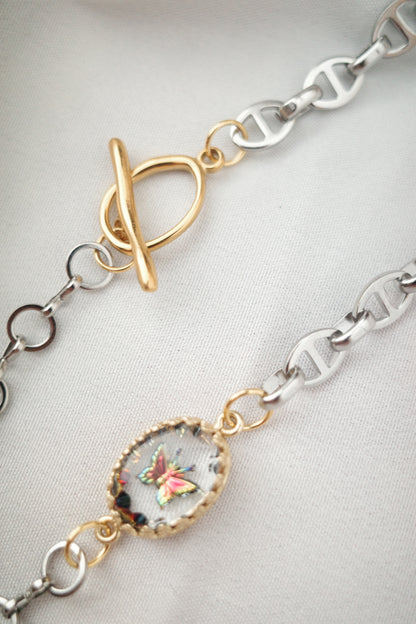 紅葉蝶 necklace-by
