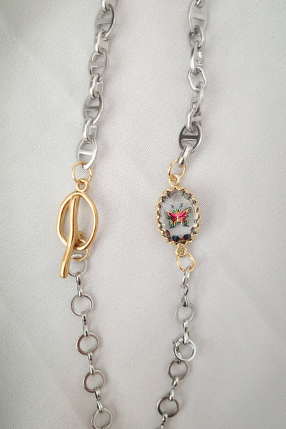 紅葉蝶 necklace-by